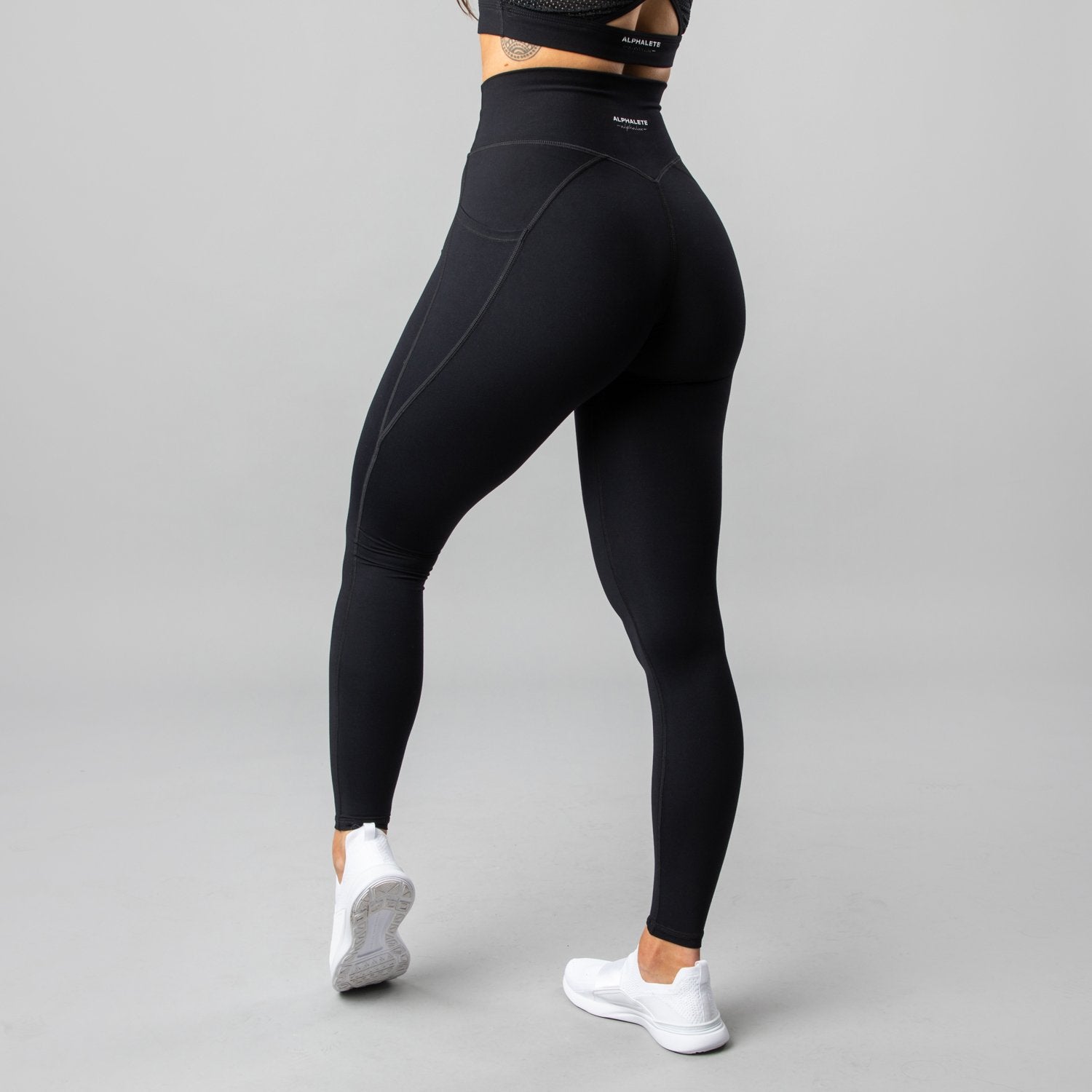 Alphalete Black Amplify leggings Tan Size M - $45 (35% Off Retail) - From  Evelyn